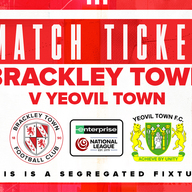 Event image Brackley Town FC v Yeovil Town – Enterprise National League – Saturday 17th January 2026 - KO 3pm