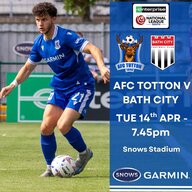 Event image AFC Totton v Bath NEW DATE