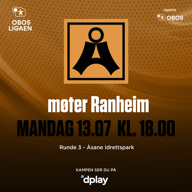 Event image for Åsane Fotball - Ranheim TF