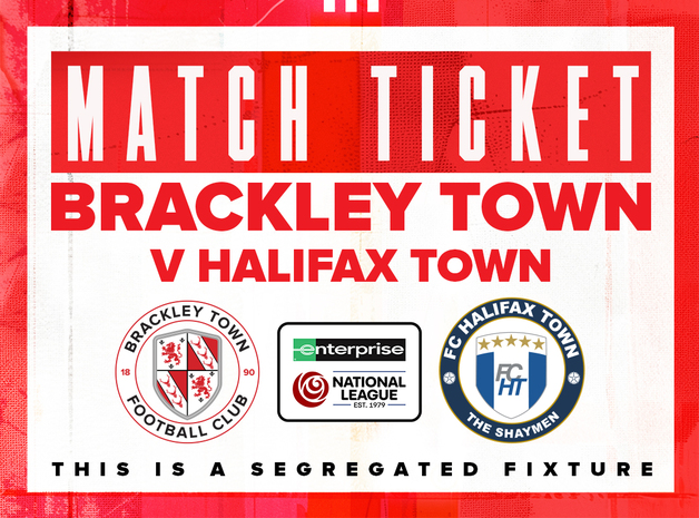 Event image Brackley Town FC v Halifax Town – Enterprise National League – Wednesday 11th February 2026 - KO 7.45pm