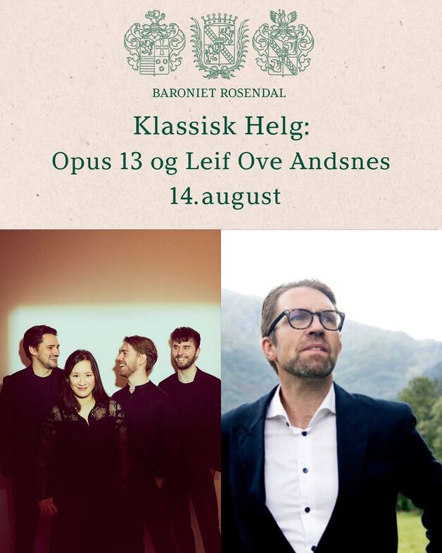 Event image Klassisk helg: Opus 13 og Leif Ove Andsnes