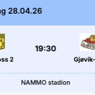 Event image Raufoss 2 - Gjøvik Lyn 2 4.div menn 