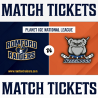 Event image **PLAYOFFS Romford Raiders v Sheffield Steeldogs Sunday - 12.04.2026 + SKATE WITH THE PLAYERS (Optional Extra)