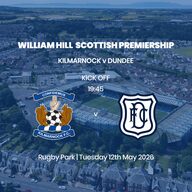 Event image William Hill Premiership - Kilmarnock v Dundee - Tuesday 12th May 2026