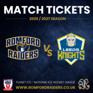 Event image Romford Raiders Ice Hockey vs Leeds Knights - Sunday  4.10.2026