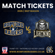 Event image Romford Raiders Ice Hockey vs Milton Keynes Lightning - Sunday 28.2.2027