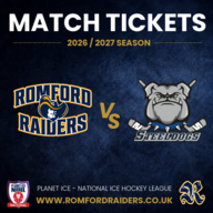 Event image Romford Raiders Ice Hockey vs Sheffield Steeldogs - Sunday 7.2.2027