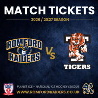 Event image Romford Raiders Ice Hockey vs Telford Tigers - Saturday 24.10.2026