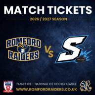 Event image Romford Raiders Ice Hockey vs Solway IHC - Saturday 12.12.2026