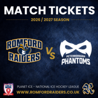 Event image Romford Raiders Ice Hockey vs Peterborough Phantoms - Friday 8.1.2027