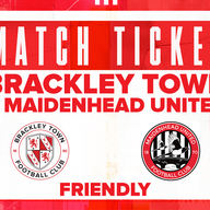 Event image  Brackley Town v Maidenhead United - PRE-SEASON FRIENDLY - Saturday 1st August 2026 - KO 3pm