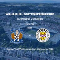Event image William Hill Premiership - Kilmarnock v St Mirren - Wednesday 2nd September 