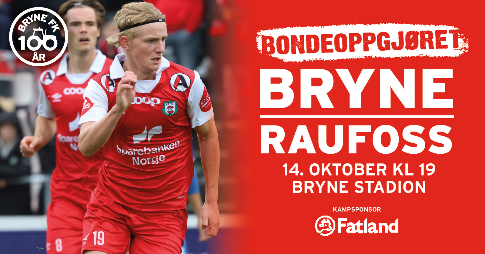 Event image OBOS-ligaen: Bryne - Raufoss
