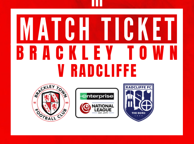 Event image Brackley Town FC v Radcliffe FC – Enterprise National League North – Saturday 24th October 2026 - KO 3pm