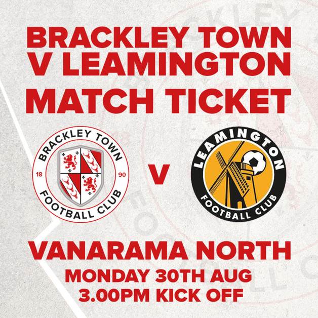 Event image for Brackley Town v Leamington  – Vanarama North – Monday Aug 30th 2021 - KO 3.00pm