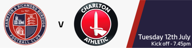 Event image for Hampton & Richmond Borough v Charlton Athletic XI