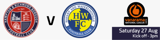 Event image for Hampton & Richmond Borough v Havant and Waterlooville