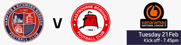 Event image for Hampton & Richmond Borough v Eastbourne Borough