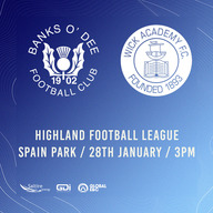 Event image for Highland League - Banks o' Dee FC v Wick Academy FC