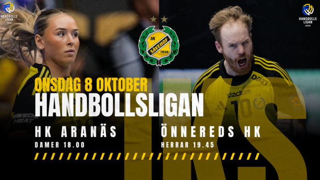 Event image Dubbelevenemang IK Sävehof vs HK Aranäs (d) IK Sävehof vs Önnereds HK (h) 