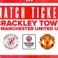 Event image  Brackley Town v Manchester United - National League Cup - Tuesday 16th September 2025 - KO 7:30pm