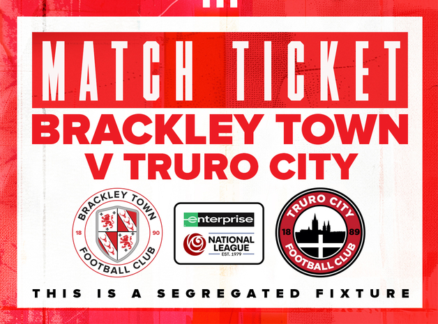 Event image Brackley Town FC v Truro City FC – Enterprise National League – Tuesday 23rd September 2025 - KO 7.45pm