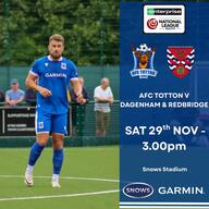 Event image AFC Totton v Dagenham & Redbridge