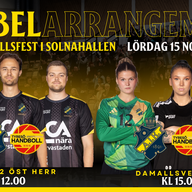 Event image Dubbla matcher i Solnahallen - AIK herr vs HK Tyrold och AIK dam vs Tyresö Handboll