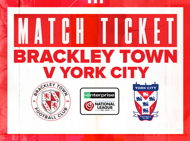 Event image Brackley Town FC v York City FC – Enterprise National League – Saturday 22nd November 2025 - KO 3pm