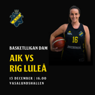 Event image SBL Dam: AIK vs. RIG Luleå