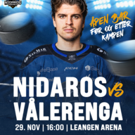 Event image Nidaros Hockey vs Vålerenga 29/11