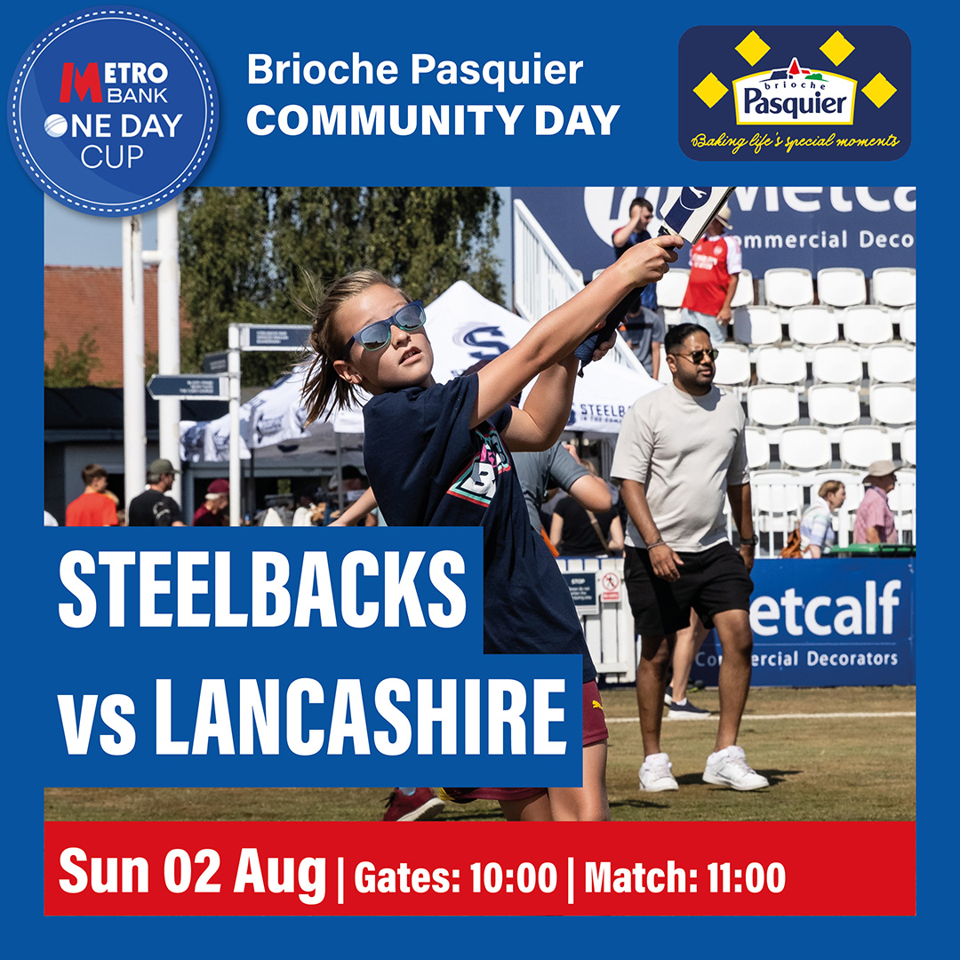 Event image Northamptonshire Steelbacks V Lancashire | Community Day | Metro Bank One Day Cup 