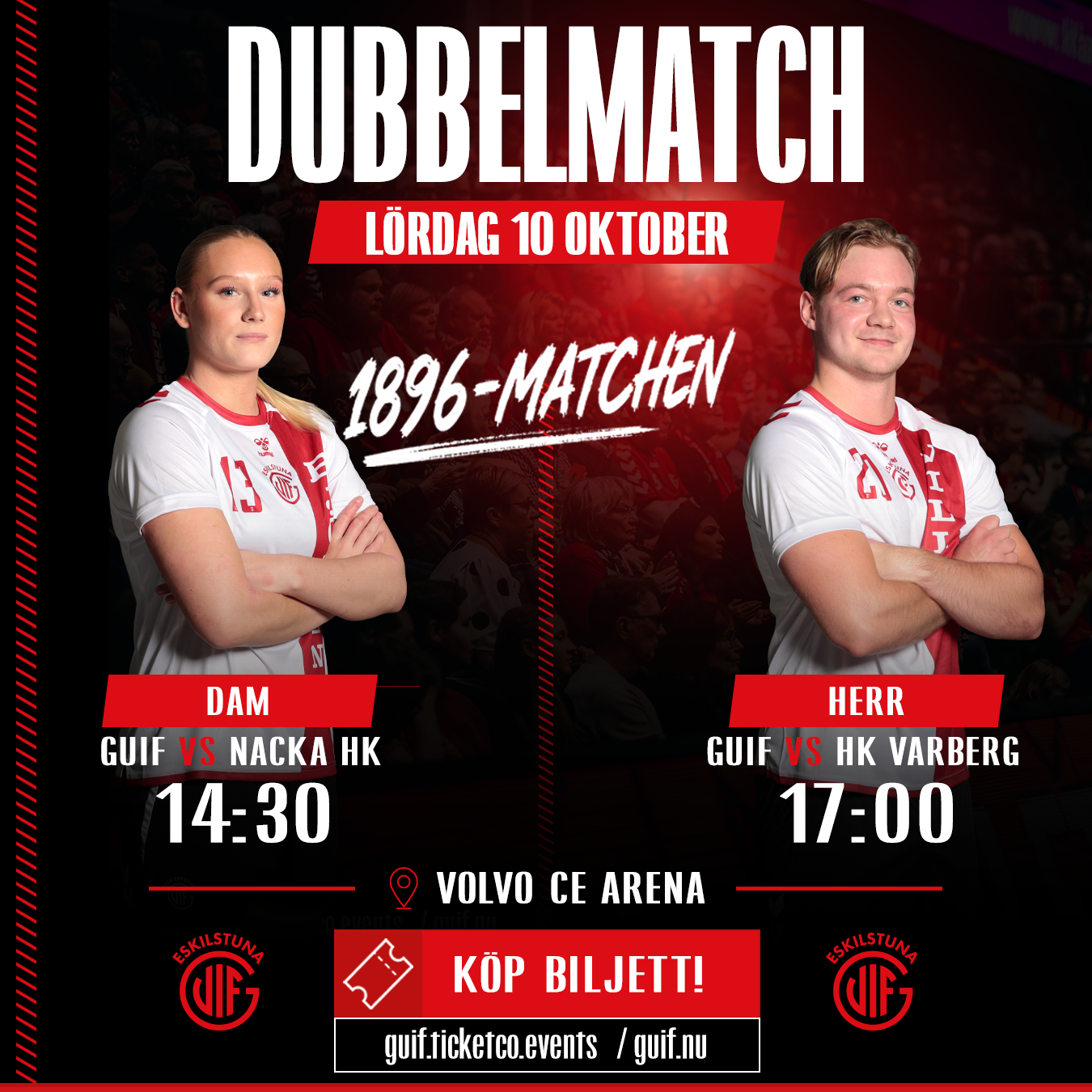 Event image 1896-Matchen: två matcher – en biljett
