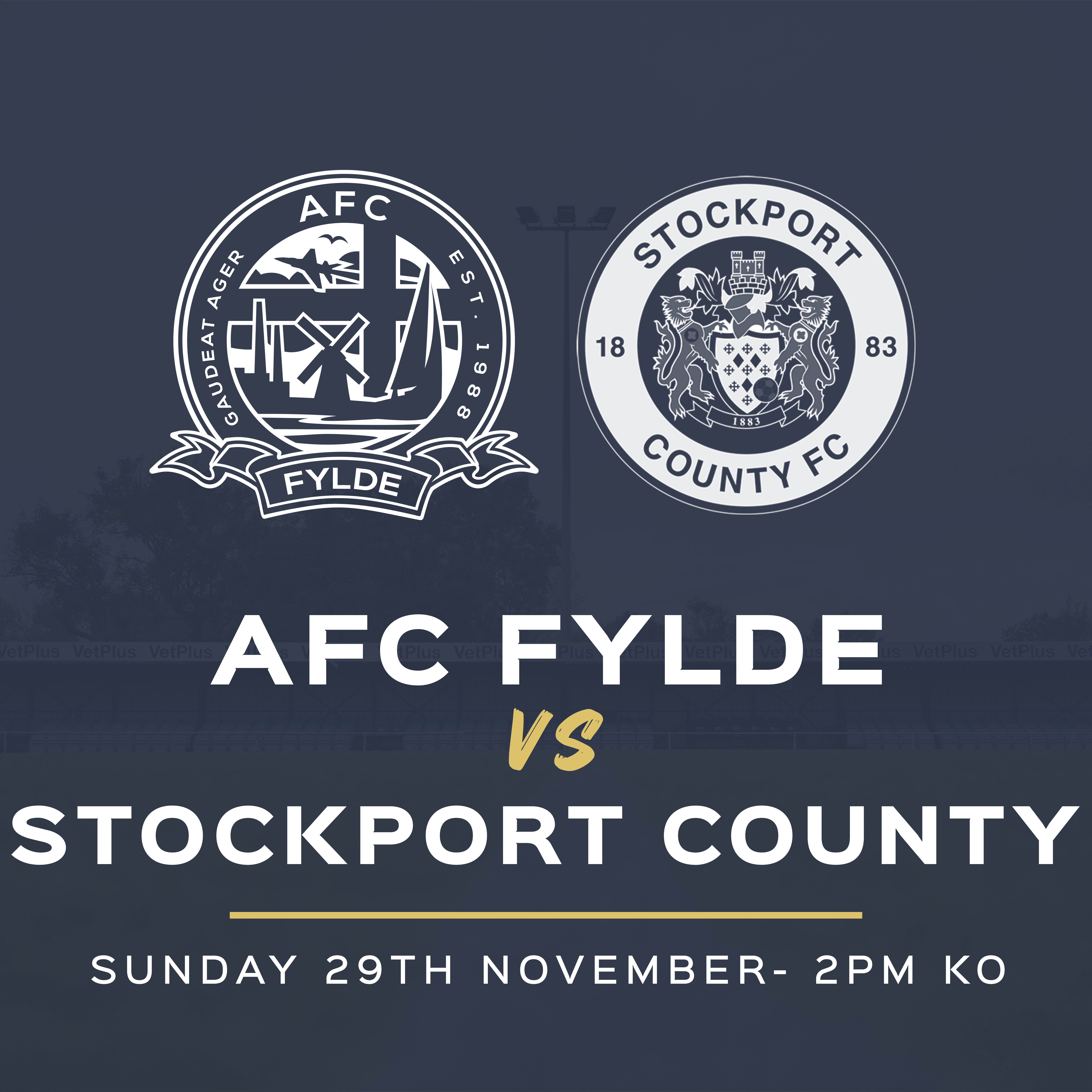 Event image AFC Fylde vs Stockport County