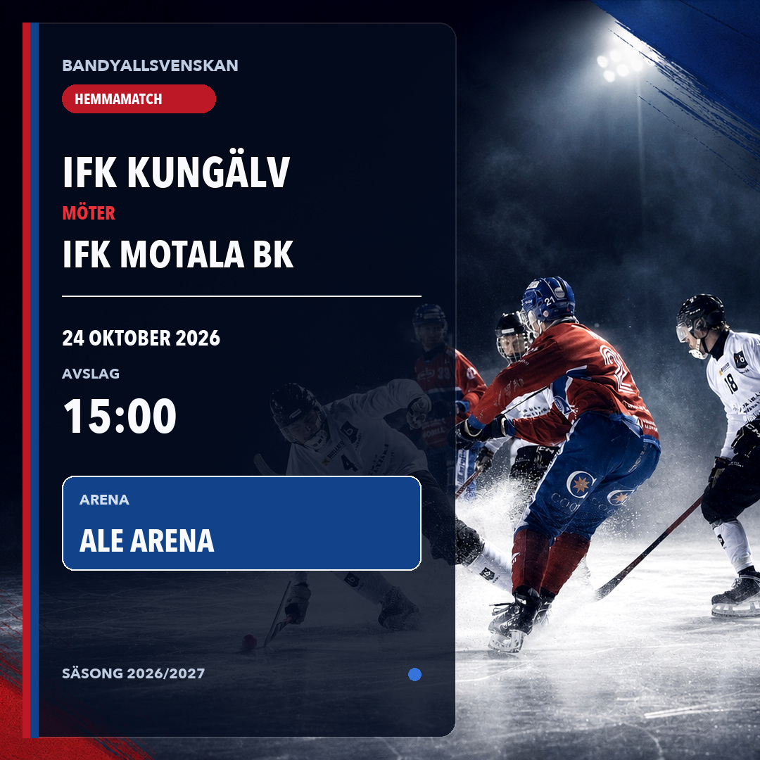 Event image IFK Kungälv -  IFK Motala BK