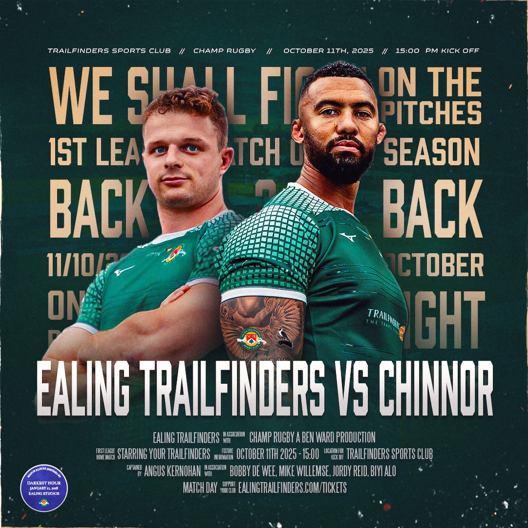 Event image Ealing Trailfinders vs Chinnor