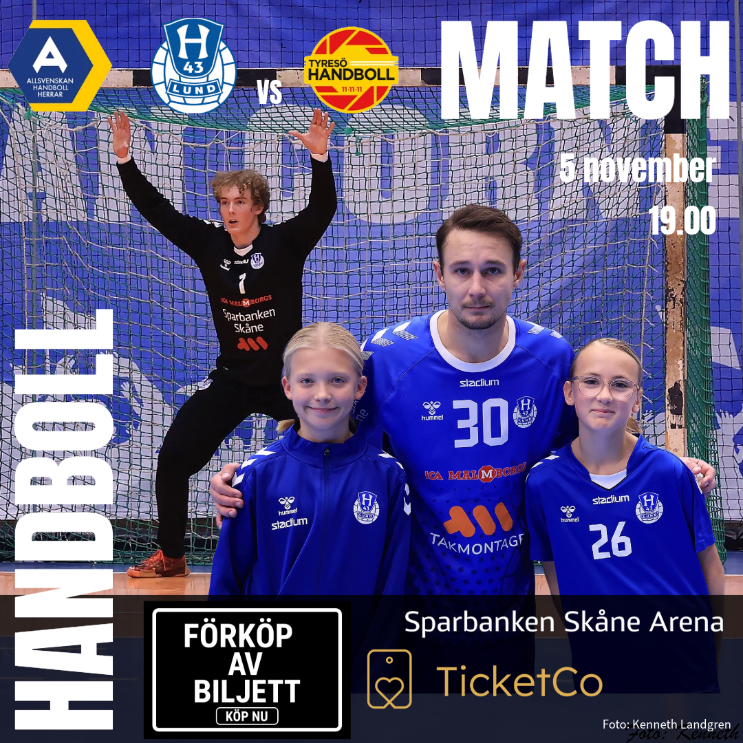 Event image H43 Lund HF - Tyresö Handboll