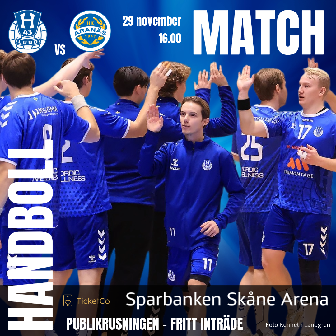 Event image H43 Lund HF - HK Aranäs